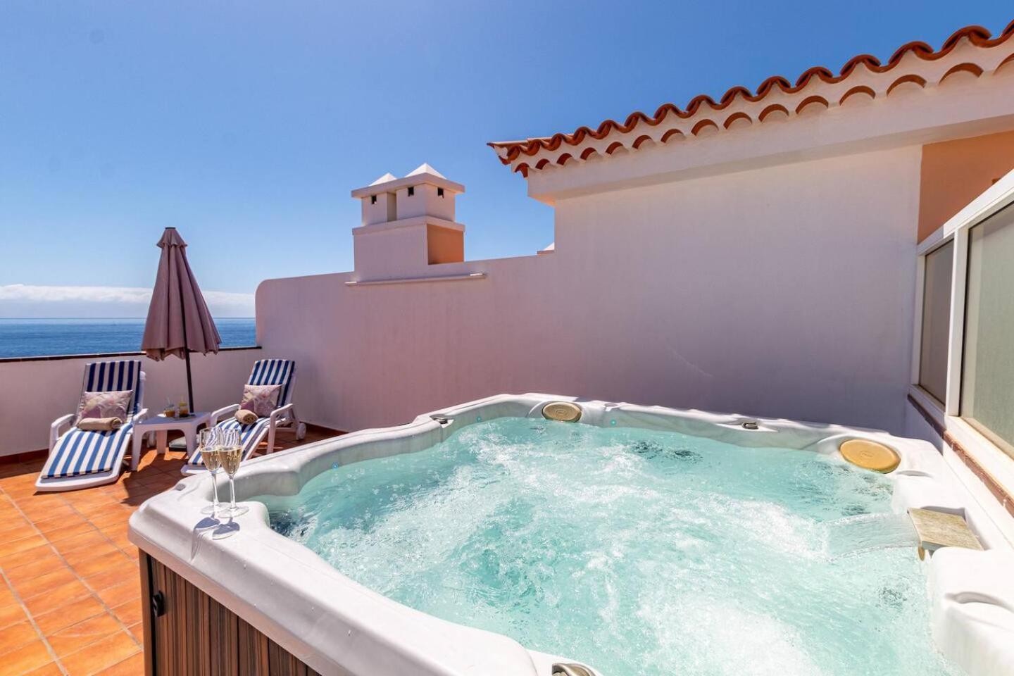 Penthouse Apt With Jacuzzi By Dream Homes Tenerife Пуэрто-де-Сантьяго Экстерьер фото